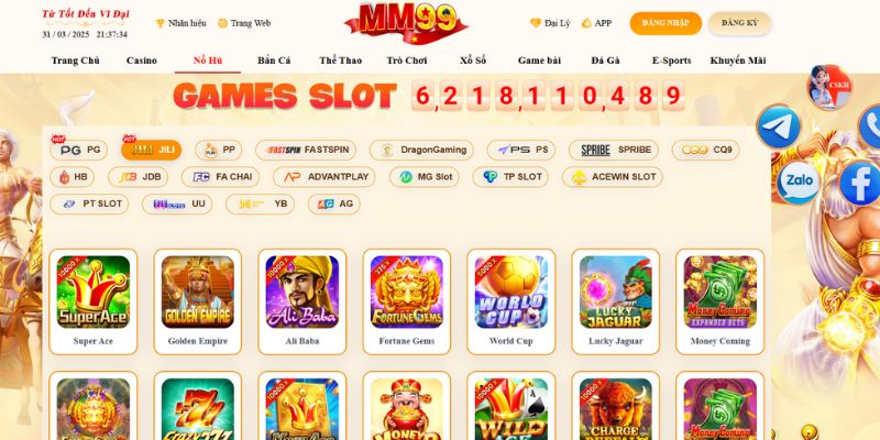 Tổng quan thông tin sân chơi slot game MM99